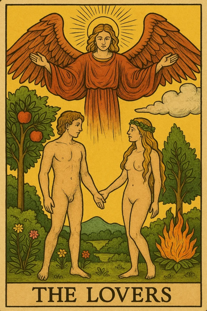 The Lovers Tarot, Lovers Tarot meaning, Lovers upright meaning, Lovers reversed meaning, major arcana, tarot love meaning, tarot relationships, tarot romance, soulmate tarot, twin flame tarot, marriage tarot, dating tarot, attraction tarot, temptation tarot, betrayal tarot, tarot infidelity, tarot choice, sacred union tarot, tarot compatibility, how to find love, best partner tarot, lover destiny, spiritual love tarot, psychological love tarot, tarot partnership, tarot soulmates, tarot crossroads, tarot decision, lovers arcana, tarot truth in love
