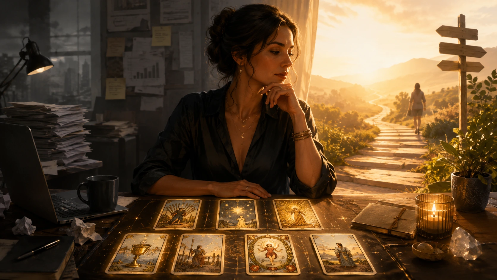 Should You Quit? How to Use Tarot for a Career Change with Confidence